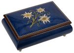 Nr.16E06 Intarsien Edelweiss Blau